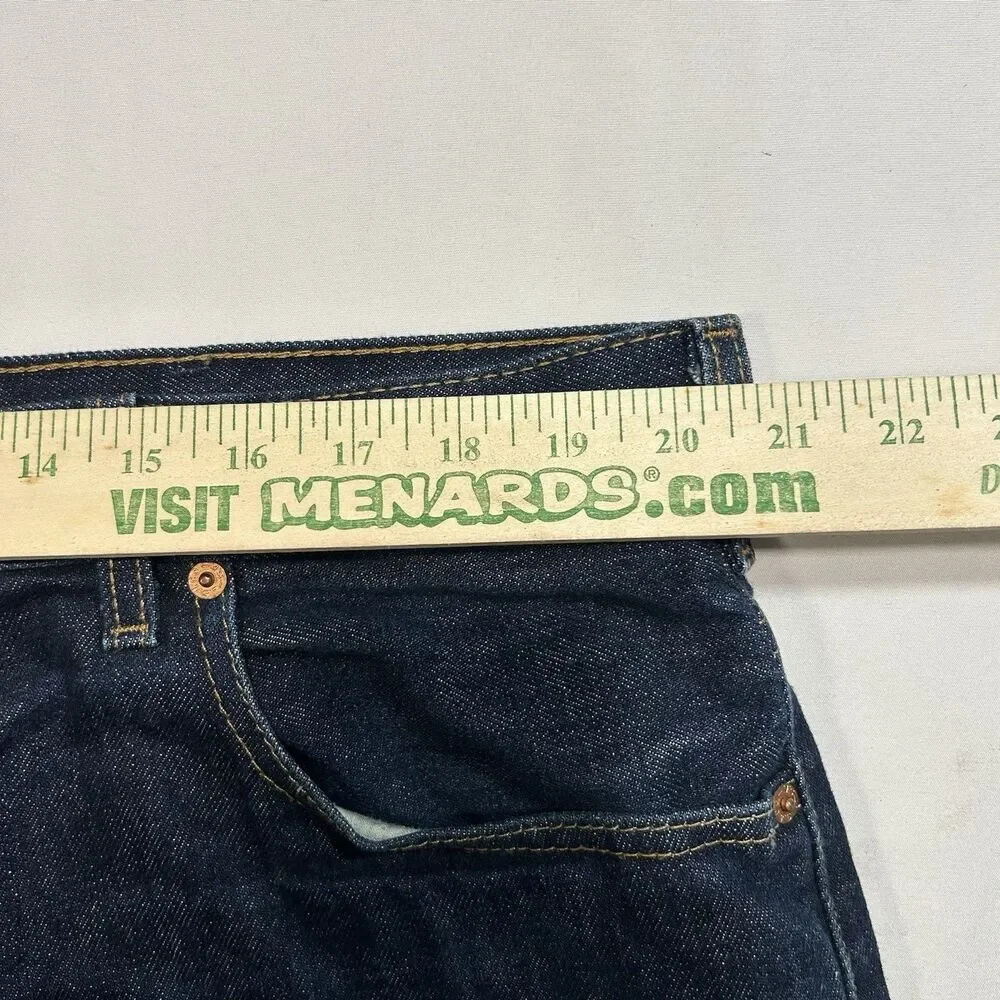 Levi's 517 Jeans Mens 40x32 Blue Denim Bootcut 100% Cotton Dark Wash